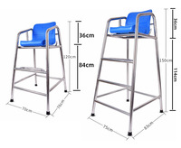 HUAXI Chaise de sauveteur d'observation portable en 4 étapes Chaise de sauveteur légère la plus vendue pour piscine
