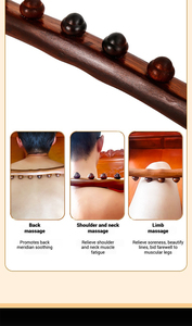 ODM Hand Massage <b>Roller</b>, 5 Types Muscle <b>Roller</b> Stick, Manual Wood Therapy Massage Tools Massager <b>Rollers</b>, for Relaxes Thigh, <b>Leg</b> - Product Image 5