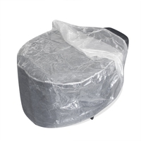 Couverture de table ronde ovale en tissu PE de haute qualité, couverture de meubles de jardin