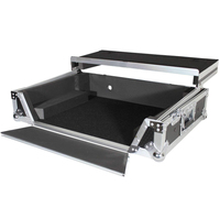 Flight case OEM durable pour système DJ autonome Denon DJ Prime 2, en aluminium et contreplaqué, étanche