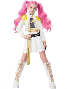 Disfraz de Cosplay de <span class=keywords><strong>Anime</strong></span> Kpop Demon Hunter 2025 para Niñas, Vestidos de Rumi Zoey Mira, <span class=keywords><strong>Ropa</strong></span> para Actuaciones Escénicas Infantiles para Halloween - Product Image 2