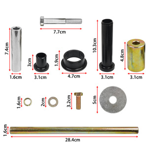 Sleeve Bushing 16 Mm 28.4 Cm Carbon Steel Black <b>Oxide</b> For Polaris Sportsman 400 700 - Product Image 1