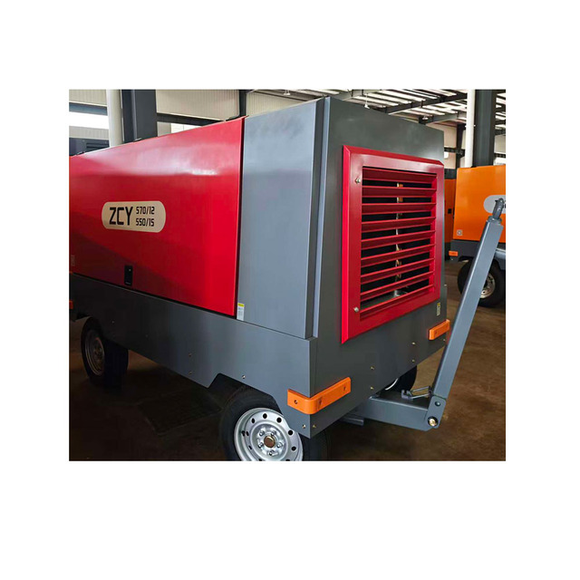 New Zega ZCY570/12-550/15  Diesel Screw Air Compressor 15-12 bar Rotary Screw Type Air Compressor Industrial for Construction