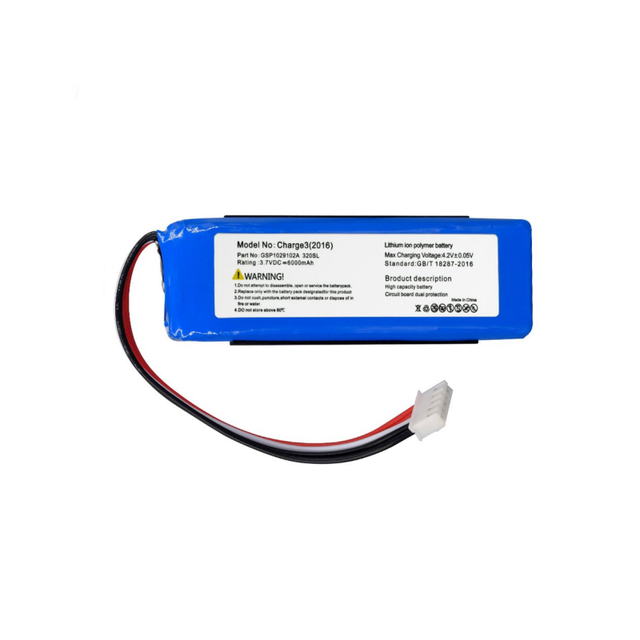 Compatible Speaker Battery Lithium Rechargeable 3.7V 6000mAh GSP1029102A Battery for Charge 3 2016 Charge 3 2016 Version