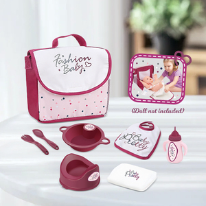 Baby <strong>Doll</strong> Changing Travel Diaper Storage Bag with Baby <strong>Doll</strong> Accessories Gift Set for Girls - Product Image 2