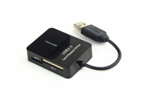 Lecteur/graveur de carte SD Mini USB 2.0 avec installation externe et fente unique pour un échange de données rapide