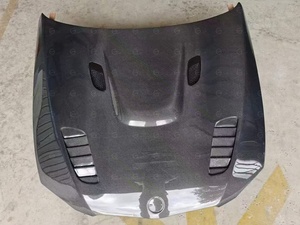 Capó de Motor de Fibra de Carbono Estilo V para <span class=keywords><strong>BMW</strong></span> Serie 3 <span class=keywords><strong>E90</strong></span> E92 E93, Cubierta de Motor Delantera de Fibra de Carbono - Product Image 2