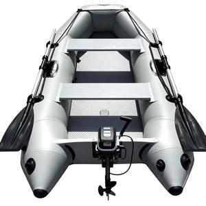 B200-3 <span class=keywords><strong>Bateau</strong></span> pneumatique pour 2 personnes 6,56 pieds Kayak de pêche en PVC <span class=keywords><strong>200</strong></span> cm Plancher en matelas pneumatique Luxe Pêcheur Canot rigide à rames Dinghy - Product Image 1