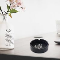 Cendriers en céramique et verre vintage, rétro, modernes et minimalistes pour la maison, le bureau, la décoration de bureau, plateau de rangement, logo personnalisé gravé, pour entreprises
