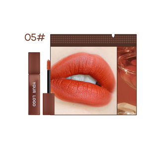 Ustom-brillo de labios OEM, <span class=keywords><strong>6</strong></span> colores, resistente al agua y de larga duración, hidratante de terciopelo nude - Product Image 5