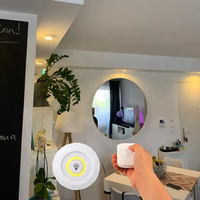 Mini Lumières LED Décoratives Intelligentes Sans Fil à Télécommande Dimmable pour Veilleuse, Cuisine, Placard, Escalier, Couloir et Salle de Bain