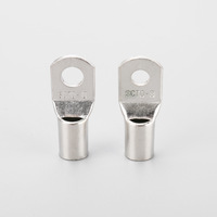 Cosses à aiguille pré-isolées de type européen VE de haute qualité, à pressage à froid, pour câbles, type tube, type anneau