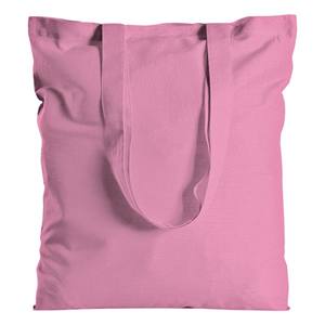 Bolsa de Compras Personalizable de Manga Larga, 130g, Lona Rosa, Asa Larga, para Negocios y Compras - Product Image 1