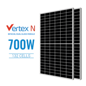 Trina Bảng điều khiển quang điện 132 tế bào bificial kính kép PV mô-đun 675W 680W 685W 690W 695W 700W trina Tấm Pin Mặt Trời kho - Product Image 2