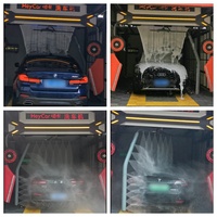 Système de nettoyage de véhicules automatique sans contact HeyCar 7S 35KW, contrôlé par PLC, station de lavage de voitures haute pression