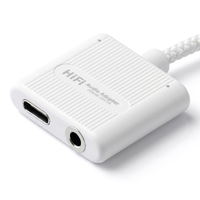 Adaptateur de charge pour casque portable 2-en-1 PD 60W avec cœur en cuivre sans oxygène USB-C 3.1 tressé en nylon, performance stable, vente en gros
