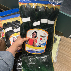 Extensiones de <span class=keywords><strong>Cabello</strong></span> Sintético Yaki Pre-Estiradas Personalizadas Más Vendidas al por Mayor de Fábrica <span class=keywords><strong>para</strong></span> <span class=keywords><strong>Tratamiento</strong></span> Capilar - Product Image 5