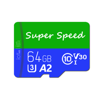 Carte mémoire SD en plastique personnalisée rapide 4K 32 Go Classe 10 C10 U3 U1 A1 100 Mo/s pour appareil photo/enregistreur, compatible MP3, GPS, système Linux