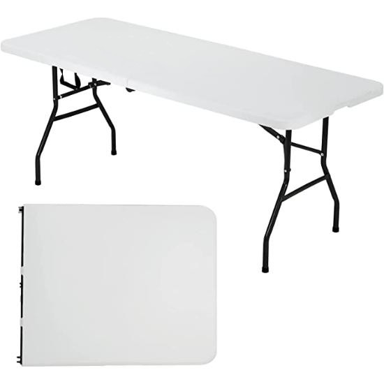 Пластиковый складной стол для кемпинга, закрытый и уличный сверхпрочный замок для пикника, стол для вечеринки