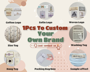 1 pieza logotipo personalizado primavera otoño Bebé Ropa Infantil algodón Floral niñas niño traje de baño - Product Image 2