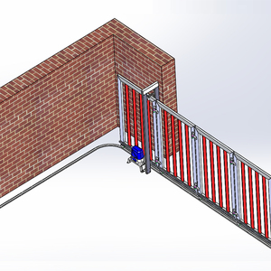 <span class=keywords><strong>Rueda</strong></span> de Metal omnidireccional de diseño moderno para puerta giratoria plegable deslizante, accesorios de Hardware, Material de hierro para uso en exteriores - Product Image 6