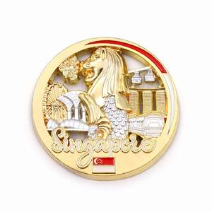 Custom City Souvenir Metal <b>Fridge</b> Personalized Landmark Magnets for Tourist Gifts - Product Image 2
