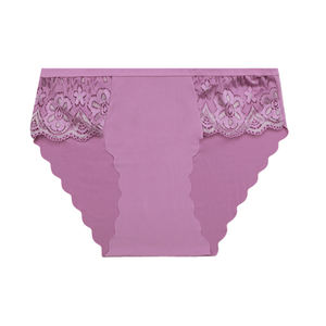 Morcoda 2025 ropa interior triangular de encaje de nailon de alta calidad teñido liso personalizable cómodo suave ligero Sexy calzoncillos de seda de hielo - Product Image 4