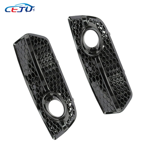 Cache phare antibrouillard pour pare-chocs avant Grille de phare antibrouillard style S-Line Plastique ABS Chrome Accessoires de voiture pour <span class=keywords><strong>Audi</strong></span> <span class=keywords><strong>Q5</strong></span> <span class=keywords><strong>2009</strong></span> 2010 2011 2012 - Product Image 5