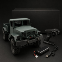 Voiture RC Hobbi Grade 6x6, camion utilitaire 4x4, 2,4 GHz, lumières LED, 40 min d'autonomie, ABS+Métal, prête à l'emploi, intérieur-extérieur, fonction Follow Me, chargeur inclus