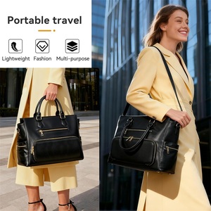 Bolso de Mano de Cuero PU Premium para Mujer, Bolso Térmico Impermeable para Lonchera - Product Image 4