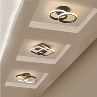 Nouveau style de luminaire LED moderne et simple de style nordique, créatif et personnalisé, pour balcon, vestiaire, salon, entrée, plafonnier, applique murale