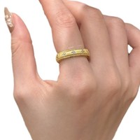 Bague florale rétro 2026 en strass brossé, bicolore, délicate, polyvalente, de qualité supérieure, tendance