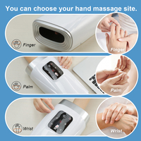 Masseur de main électrique sans fil avec thérapie par compression thermique, soulagement de la douleur des doigts froids, masseur de soin des mains portable rechargeable