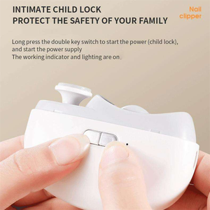 <span class=keywords><strong>Coupe</strong></span>-ongles électrique automatique, <span class=keywords><strong>coupe</strong></span>-ongles et polisseur, rechargeable par USB, <span class=keywords><strong>coupe</strong></span>-ongles de sécurité pour bébé avec lumière - Product Image 4