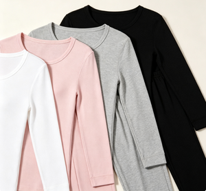 Conjuntos de lencería de lujo personalizados para mujer, pijamas térmicos largos de viscosa de bambú, fabricante de prendas de vestir para mujer - Product Image 6