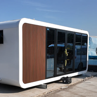 Cabane Modulaire Mobile Préfabriquée Entièrement Équipée pour Hébergement Direct et Atelier