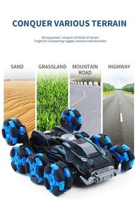 Neues HOSHI <span class=keywords><strong>1620</strong></span> Stunt-Auto Verformbar 8-Rad-Antrieb Drift-Spray Treppensteigen 2,4G Fernbedienung 4WD Offroad-Drifting Geschenk für Alle Altersgruppen - Product Image 3