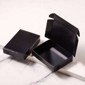 Boîte d'expédition en <span class=keywords><strong>carton</strong></span> ondulé carrée, 5 couches, extra résistante, pliable, <span class=keywords><strong>pour</strong></span> emballage avion, stock express, boîte à bijoux exquise - Product Image 6