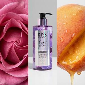 Gel douche parfumé Kiss My Body Sweet Poison, senteur irrésistible, 380 ml. pour un nettoyage en profondeur infusé d'un parfum inoubliable - Product Image 1