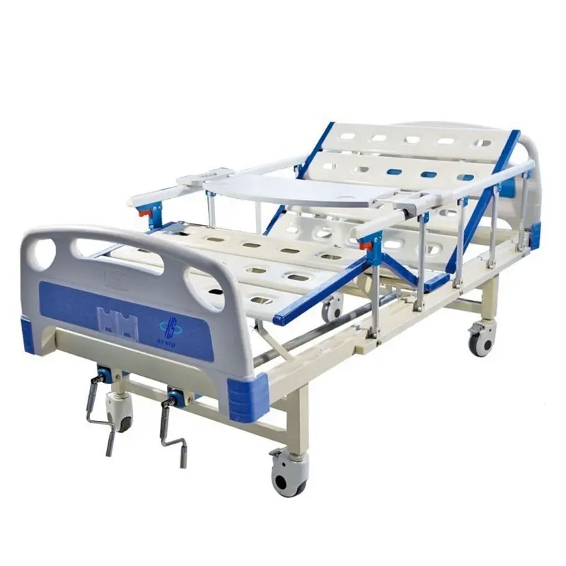 KSMED優れた腹筋クランクシステムロッカー手動病院用ベッド3機能ドリップスタンド病院用ベッド患者用ベッドのベストセラー