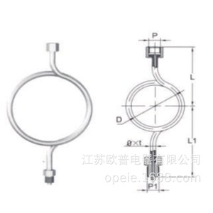 อุปกรณ์เสริมเครื่องมือวัดอุณหภูมิแบบท่อขยาย ความยาว 120 มม. โลหะผสม - Product Image 4