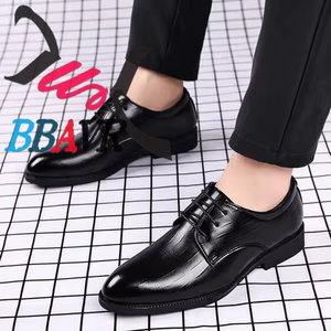 Zapatos Formales de Negocios para Hombre, de PU, Casuales de Verano, Talla Grande, Punta Puntiaguda, con Cordones, Duraderos, con Aumento de Altura, Suela de Goma - Product Image 6