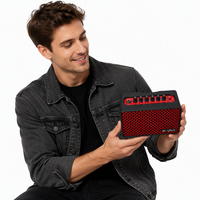 M-VAVE SP100 Amplifier Gitar/Bass Portabel dengan 9 Suara, 16 Efek, Baterai Isi Ulang, Perekaman OTG, Speaker BT Nirkabel