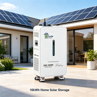 Fuxile Power 16kWh 6200W İstiflenebilir Hepsi Bir Arada ESS Yer Tipi LiFePO4 Enerji Depolama Sistemi Akıllı BMS Ev Tipi Güneş Enerjisi