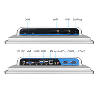 Tarjeta de Identificación Ip65, 4g, wifi, nfc, con código de barras, cámara opcional, táctil industrial, ordenador pc todo en uno para sistema de control de acceso