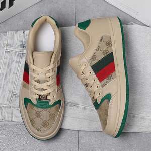 Zapatillas Retro de Diseñador de Lujo para Hombre 2026, Zapatillas GG de Primavera, Casuales, Transpirables, con Aumento de Altura, de Cuero Genuino, Venta al Por Mayor - Product Image 4