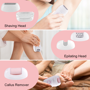 Épilateur 3 en 1 Hatteker, nouvelle machine d'épilation indolore, soin de la peau pour femmes, outils de rasage pour femmes, épilateur électrique - Product Image 3