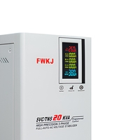 Régulateur de tension triphasé 30 KVA entièrement automatique avec technologie SVC à enroulement en cuivre, écran LCD, fréquence 50 Hz