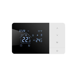 BEOK BOT-W506 <span class=keywords><strong>Thermostat</strong></span> à écran tactile numérique à piles WiFi Tuya Flexible pour chaudière à <span class=keywords><strong>gaz</strong></span> étage salon appartement - Product Image 3