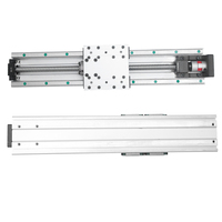 WEEMT Guías Lineales de Aluminio de Bajo MOQ, Módulo Lineal de Rodamiento de Bolas Cruzado XY de Deslizamiento Suave con Carrera Personalizada para Equipos CNC